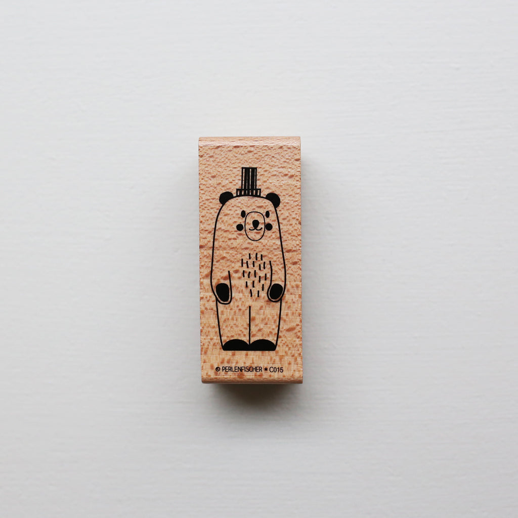 STEMPEL // BJØRN MED HAT