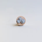 RUBBER STAMP // HEART CONFETTI