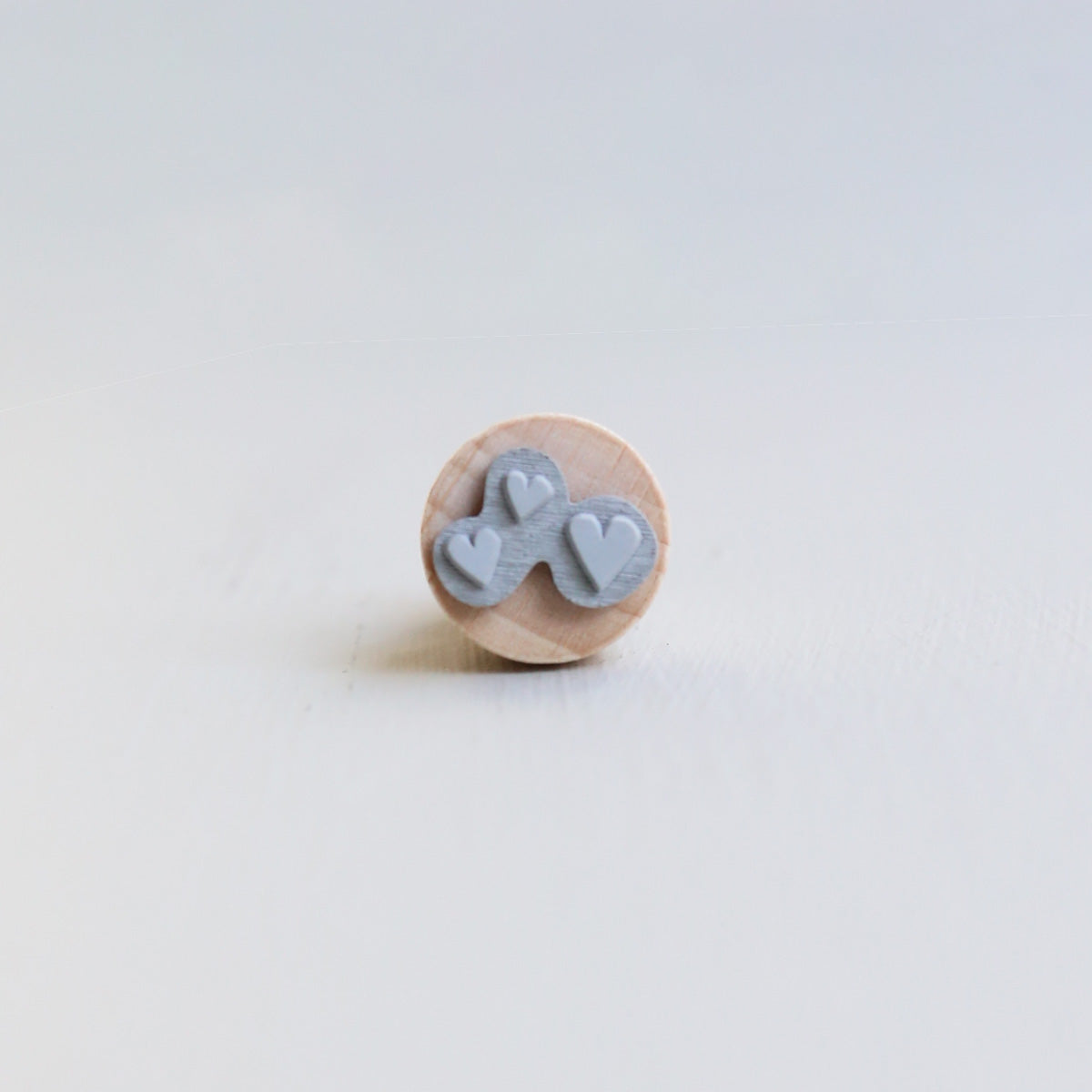 RUBBER STAMP // HEART CONFETTI