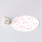 RUBBER STAMP // HEART CONFETTI