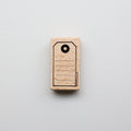 RUBBER STAMP // MANILA TAG