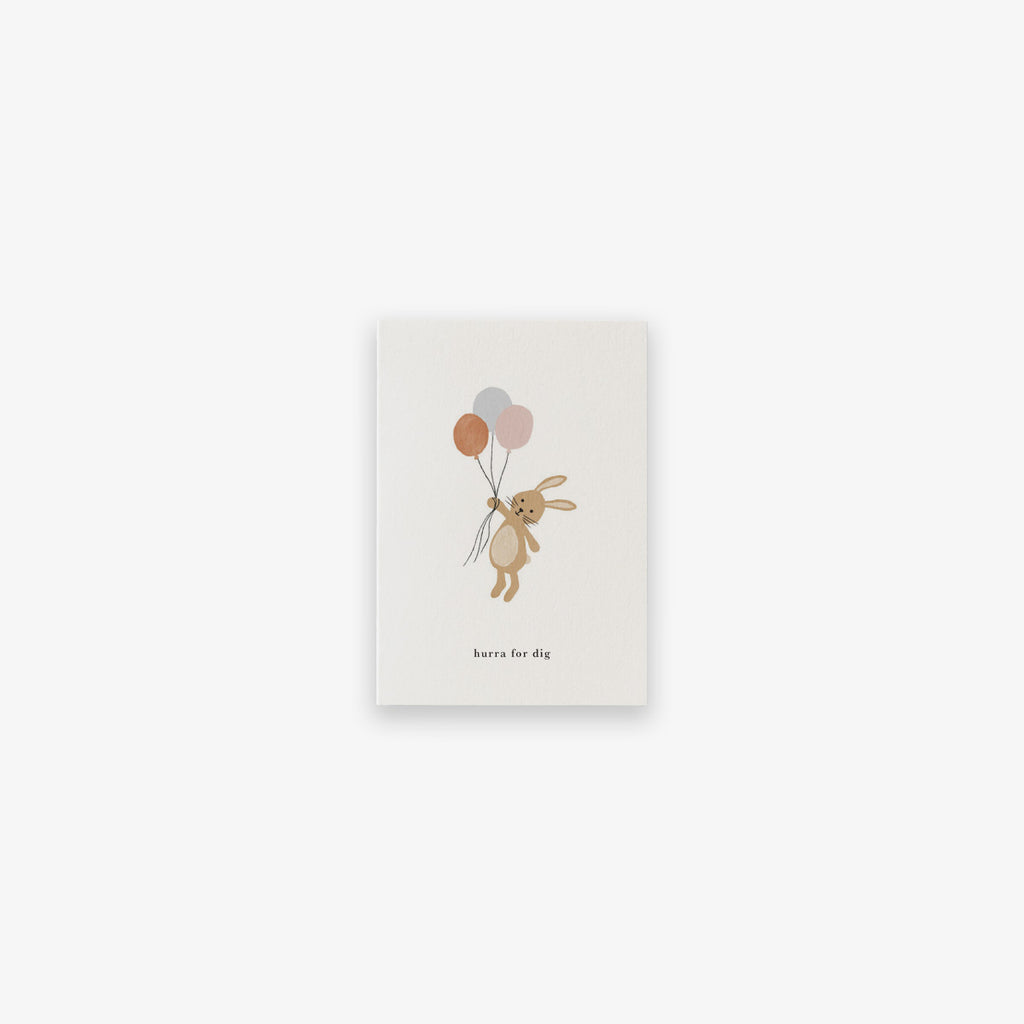SMALL GREETING CARD // KANIN (DANISH)