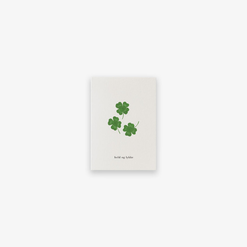 SMALL GREETING CARD // KLØVER (DANISH)