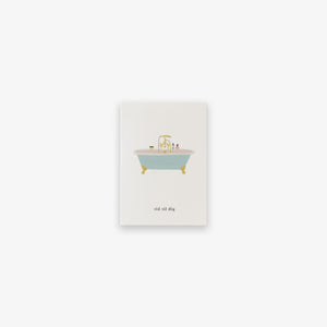 SMALL GREETING CARD // BADEKAR (DANISH)