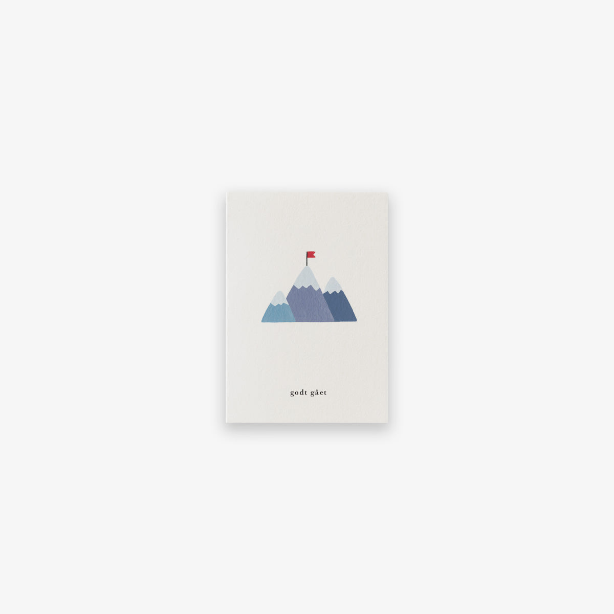 SMALL GREETING CARD // BJERGTOP (DANISH)