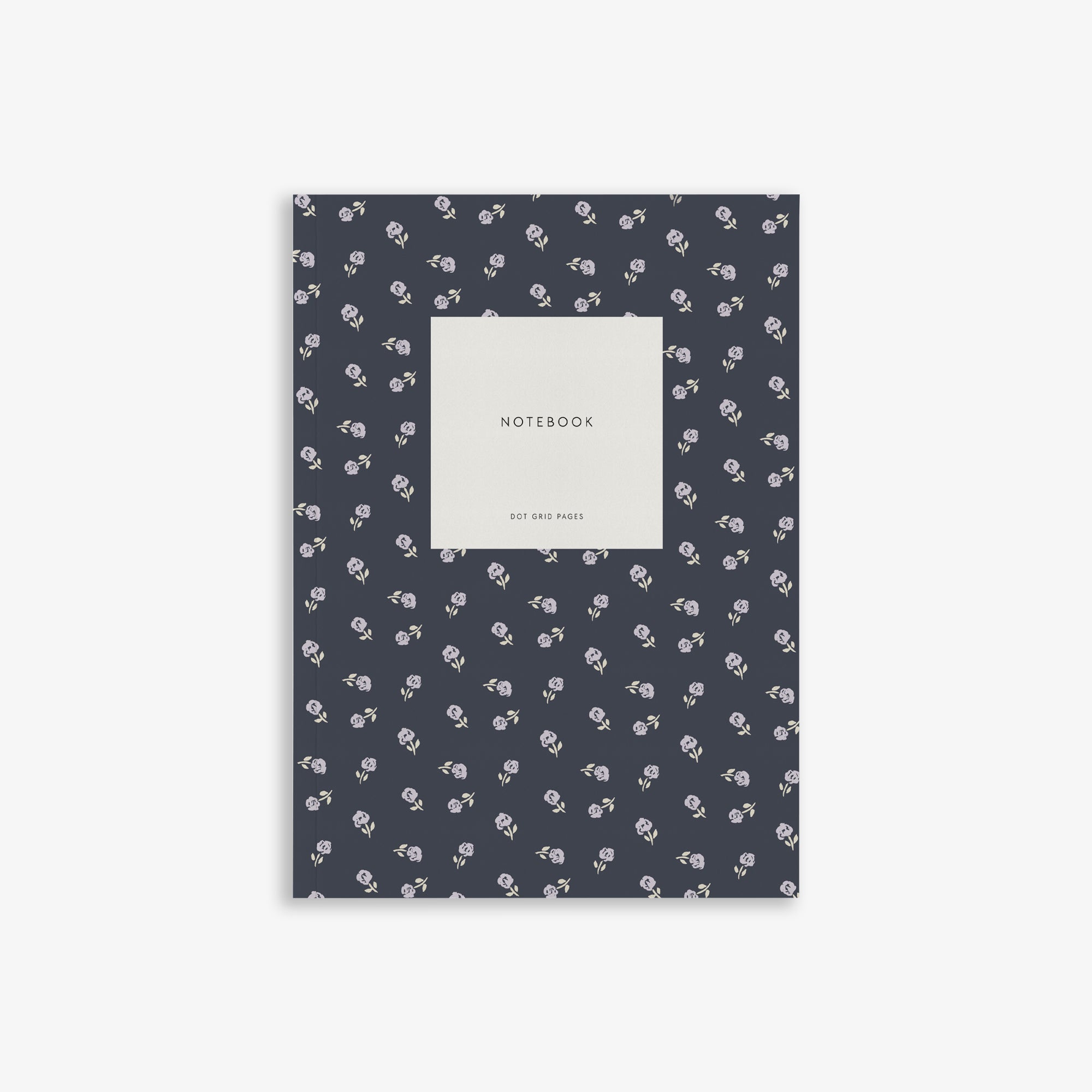 SMALL NOTEBOOK A5 // SMALL FLOWER NAVY