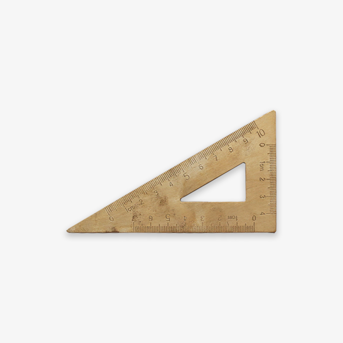 BRASS SET SQUARE