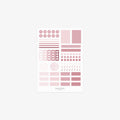 PLANNING STICKERS // ROSE