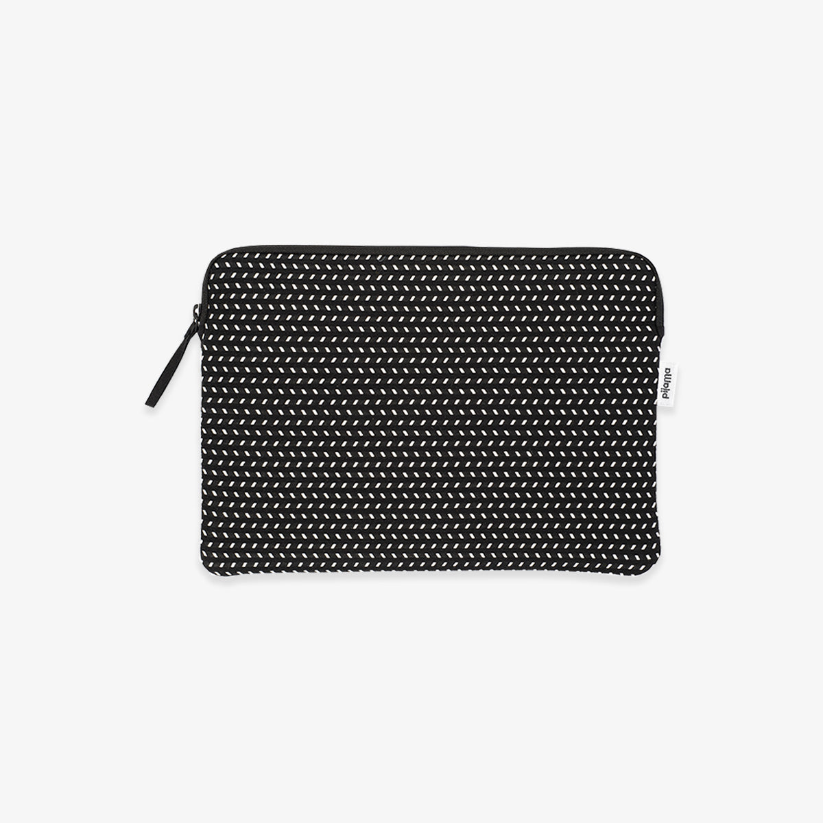 ZIP CASE FOR LAPTOP 13'' // TIC TAC BLACK