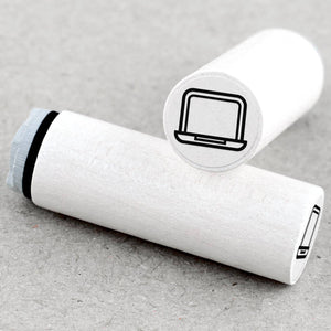 MINI RUBBER STAMP // LAPTOP