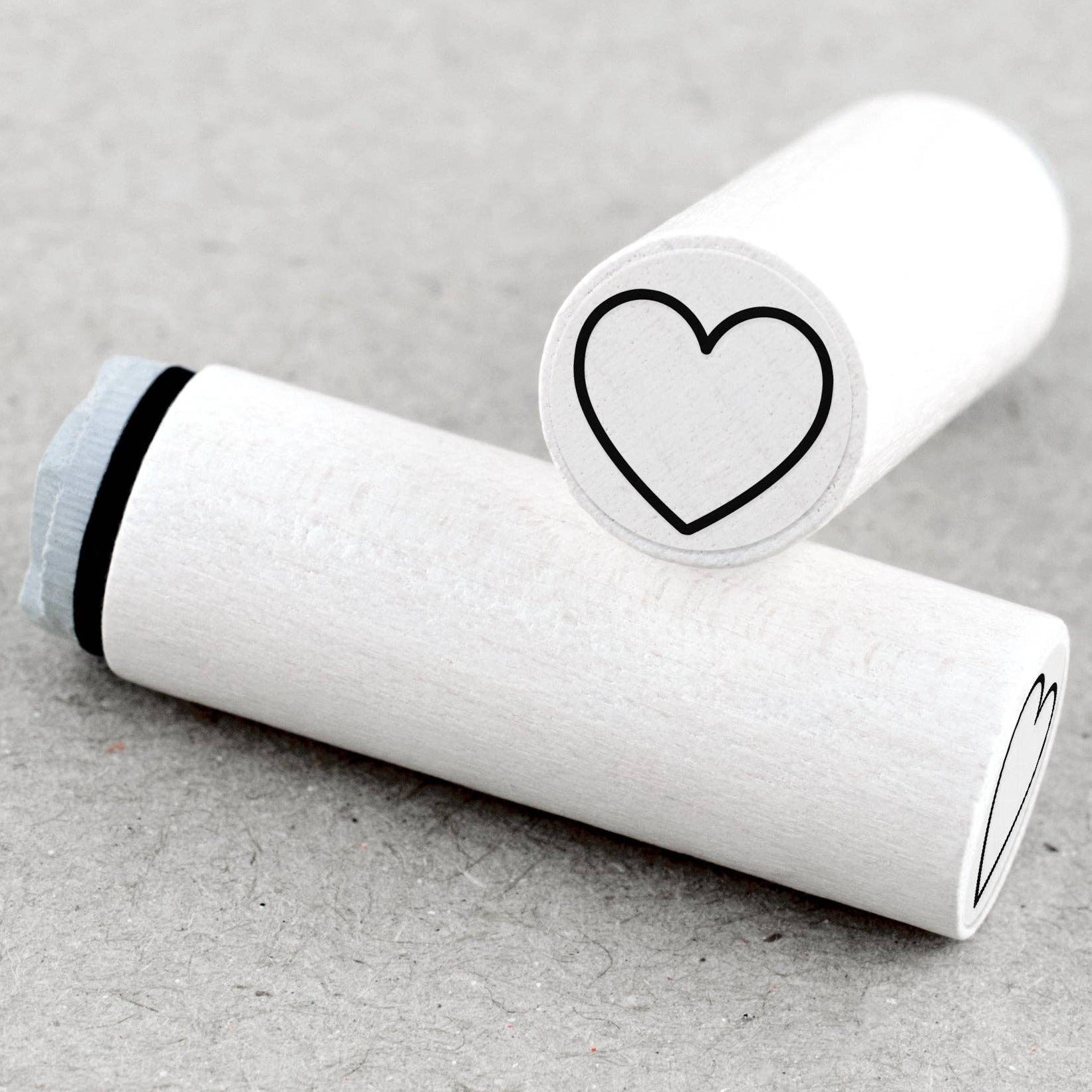 MINI RUBBER STAMP // HEART II