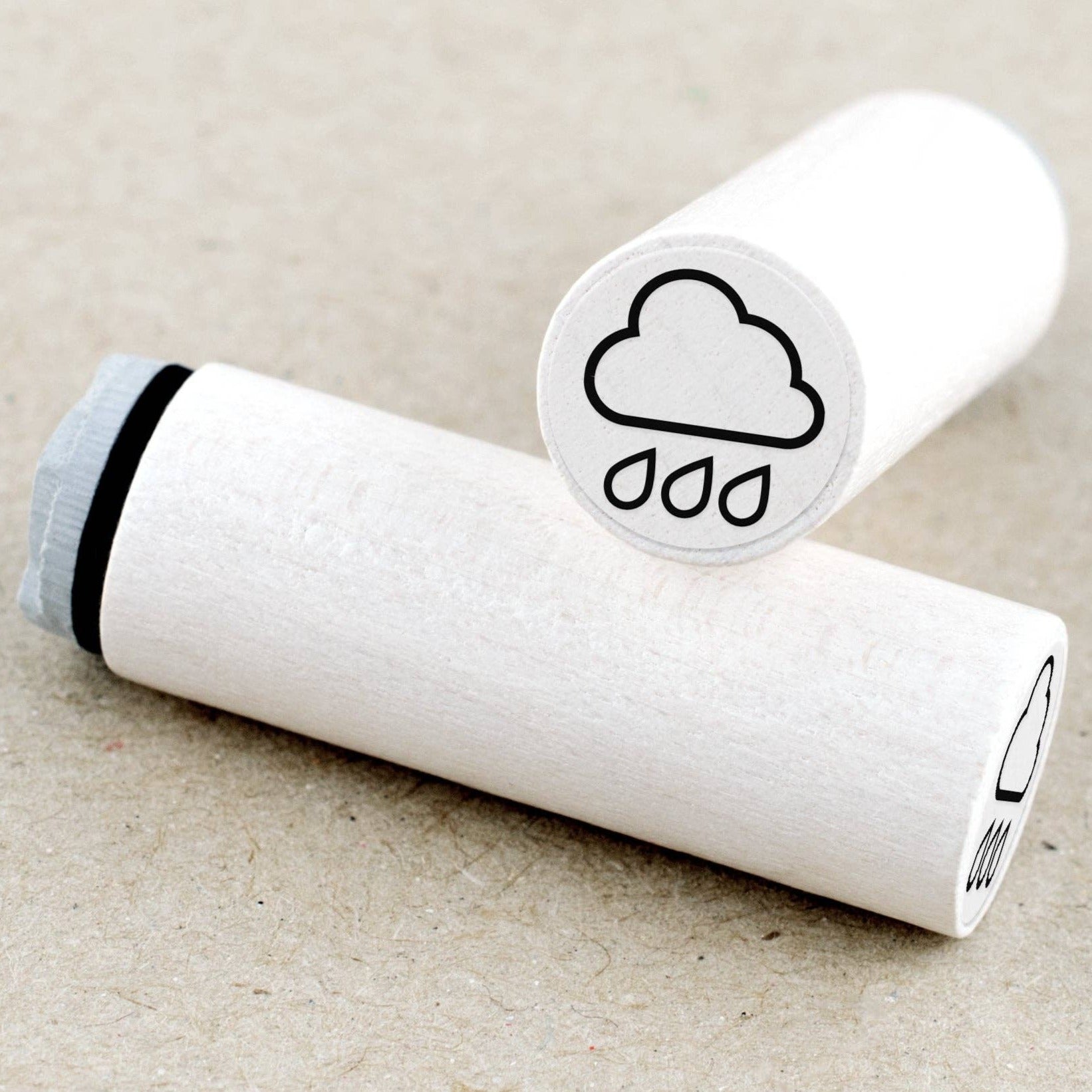 MINI RUBBER STAMP // RAINY CLOUD