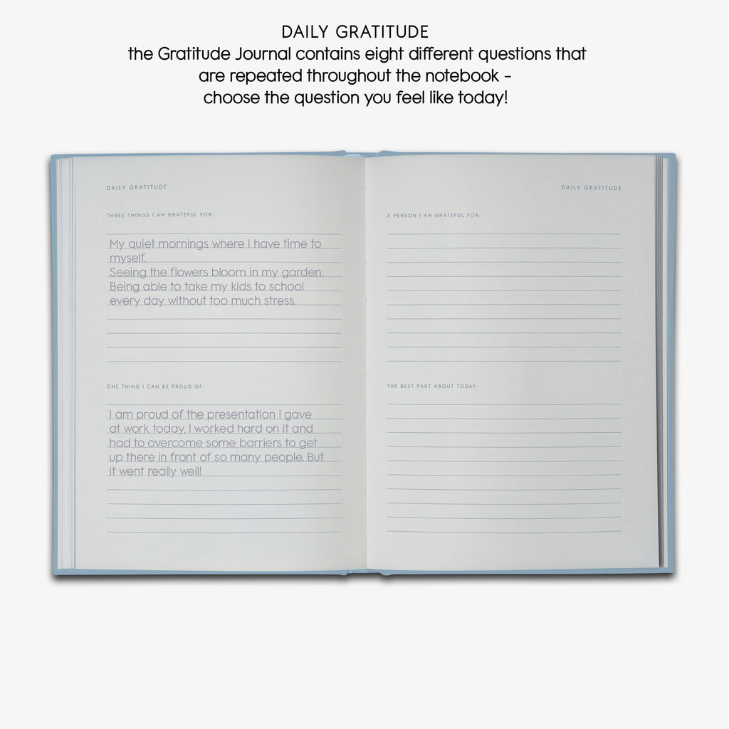 GRATITUDE JOURNAL // TAKNEMMELIGHEDSDAGBOG (ENGELSK)